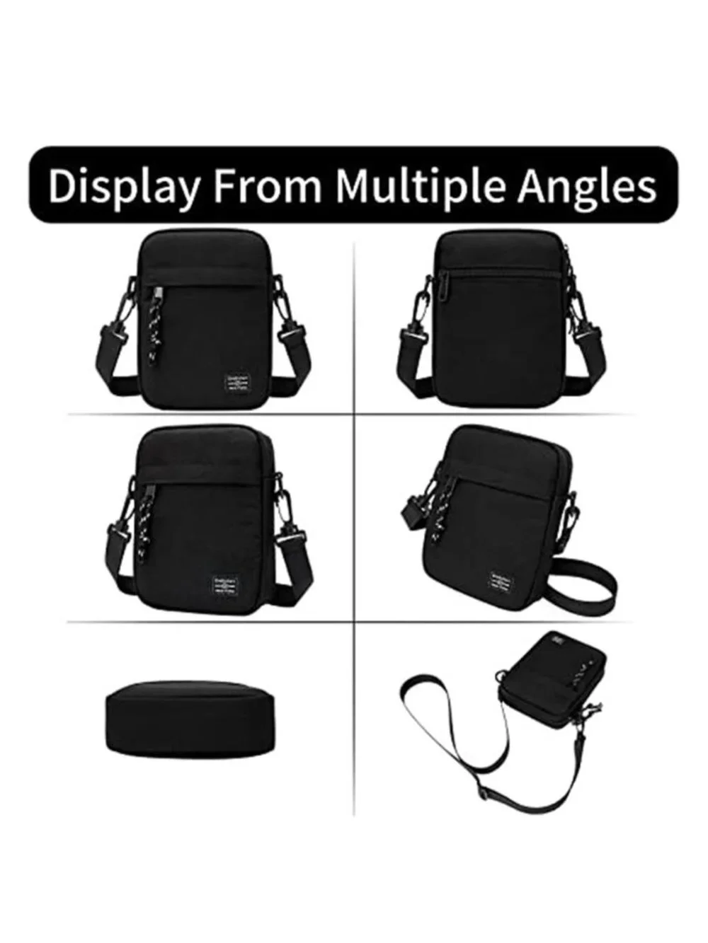 Mini Crossbody Bag Small Messenger Bag Lightweight Travel Phone Shoulder Bag
